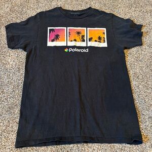 Polaroid Classic Black Tee Preloved size medium